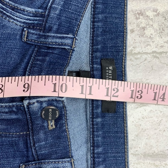 WHBM White House Black Market Cutoff Jean Shorts 12 - Picture 9 of 9